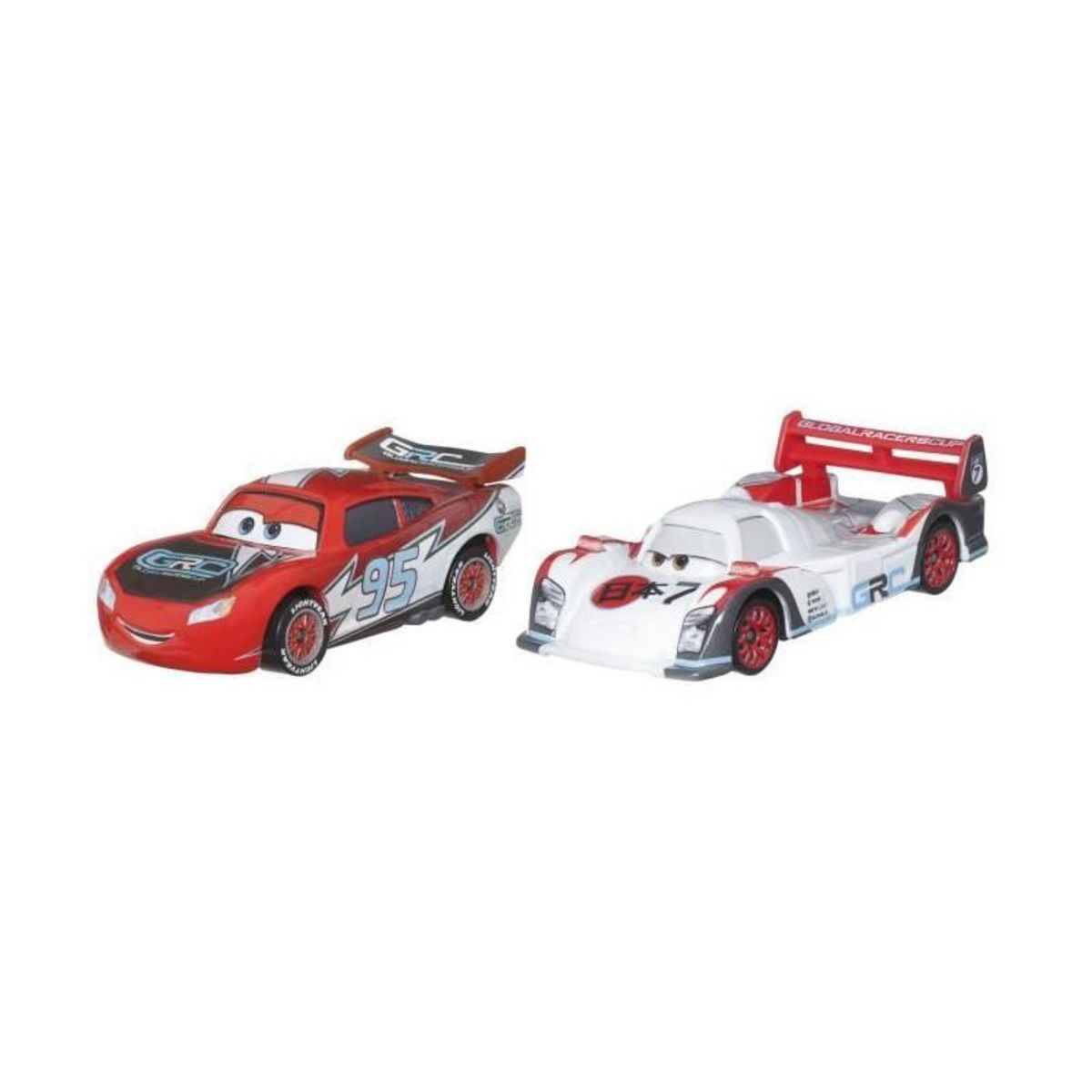 GENERIQUE Cars Disney Pixar - Pack de 2 Véhicules (modele aléatoire) - Petite Voiture - 3 ans et + - Disney Pixar Cars - DXV99