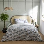 DODO Pack Housse de couette + Taie(s) d'oreiller Coton Apache. Coloris disponibles : Bicolore