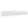 Voir la diapositive 6 : VIDAXL Paravent 6 panneaux Tissu 800 x 120 cm Blanc sable