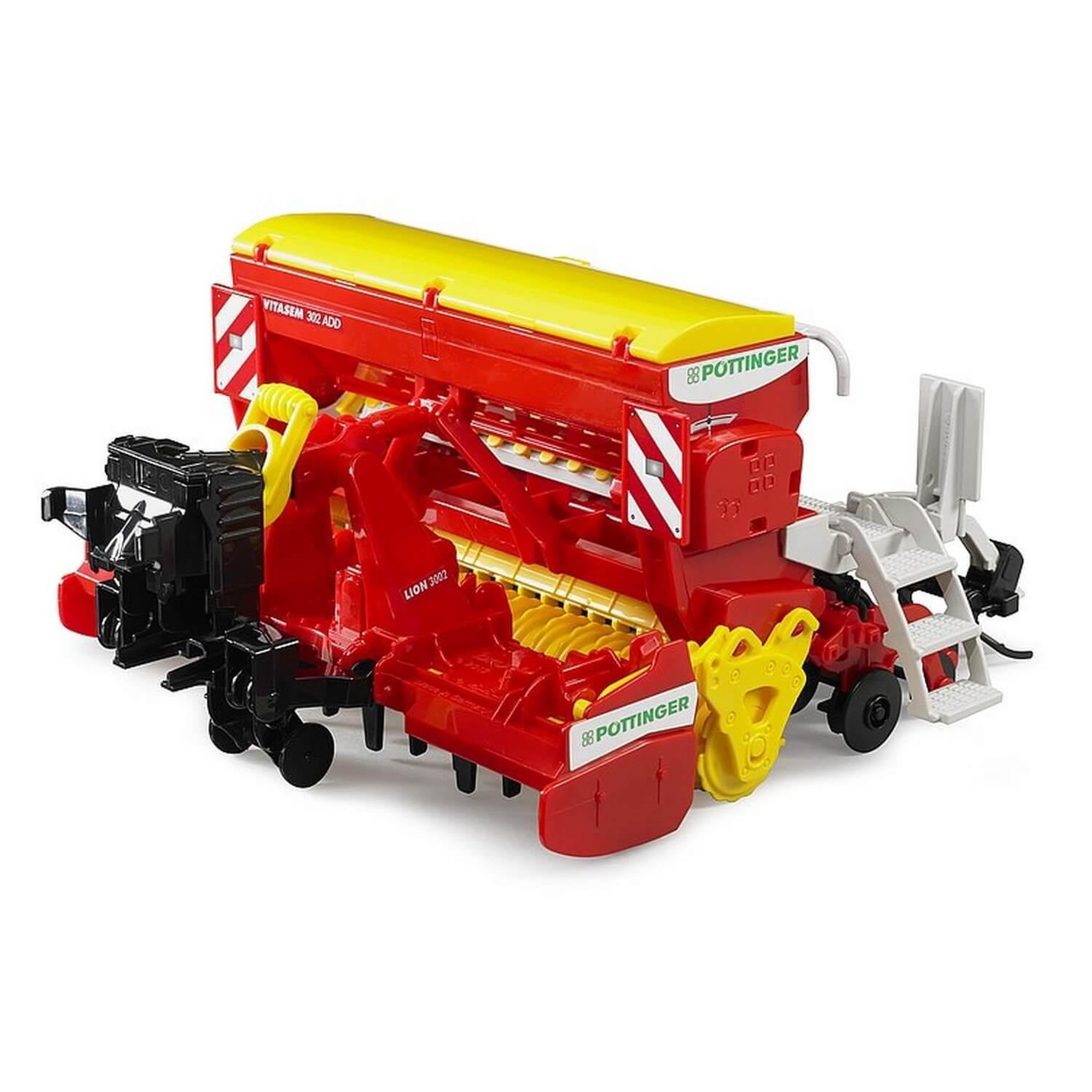 Voir la diapositive 2 : Bruder Semeuse à herse rotative Vitasem 302ADD de Pöttinger
