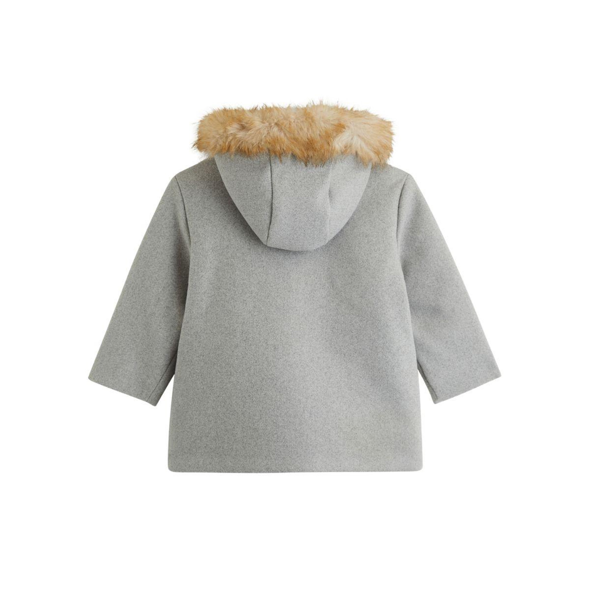 Voir la diapositive 4 : PETIT BEGUIN Manteau enfant avec capuche Jeanne