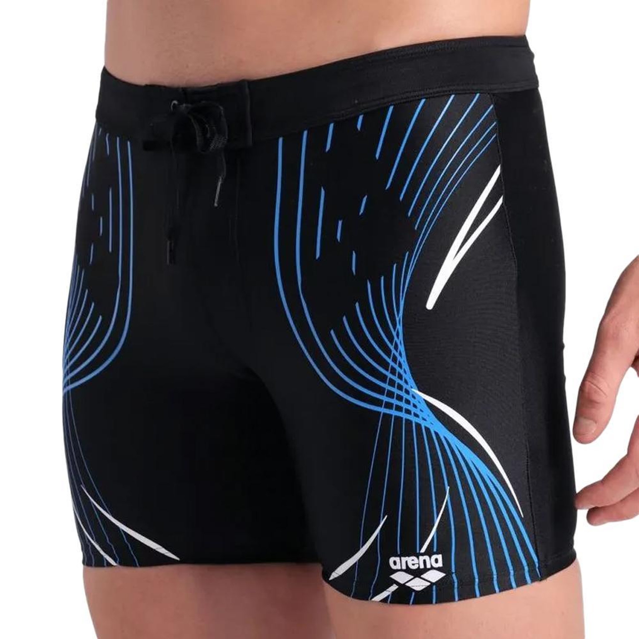 Voir la diapositive 1 : ARENA Boxer de Bain Noir Homme Arena Jammer