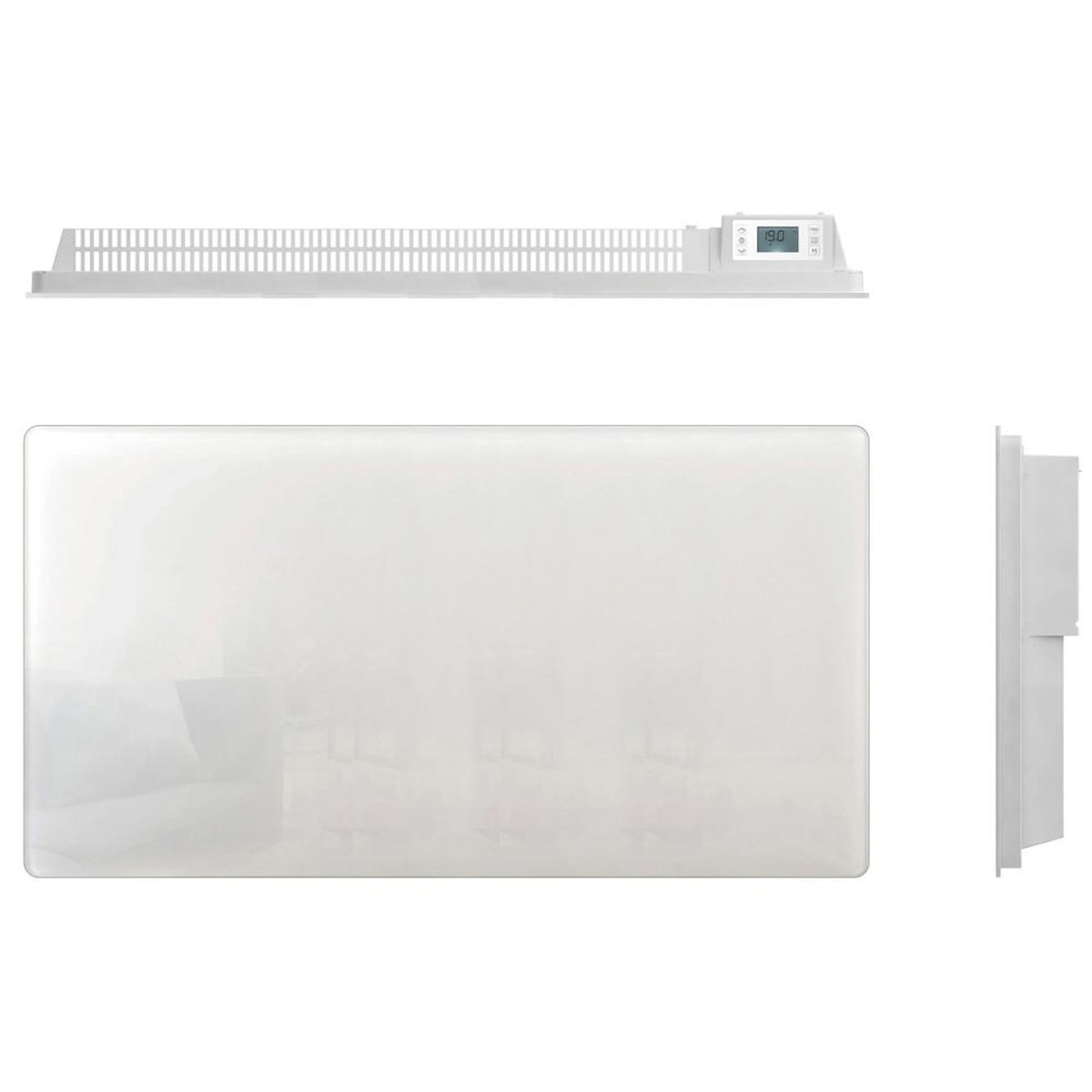 KALIA Radiateur électrique à inertie sèche 2000w blanc - bat-ht20hb