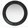 Voir la diapositive 6 : VIDAXL Miroir mural style baroque 50 cm noir