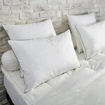 DUNLOPILLO Oreiller Natur'Duv Ferme - 10% duvet. Coloris disponibles : Blanc
