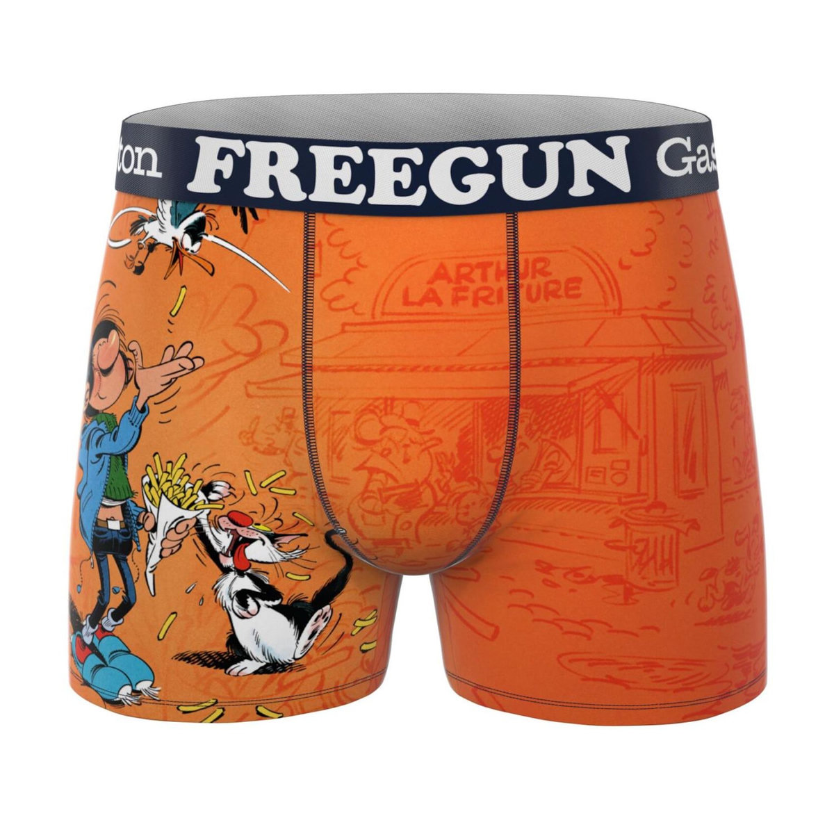 FREEGUN Lot de 3 boxers homme Gaston Lagaffe