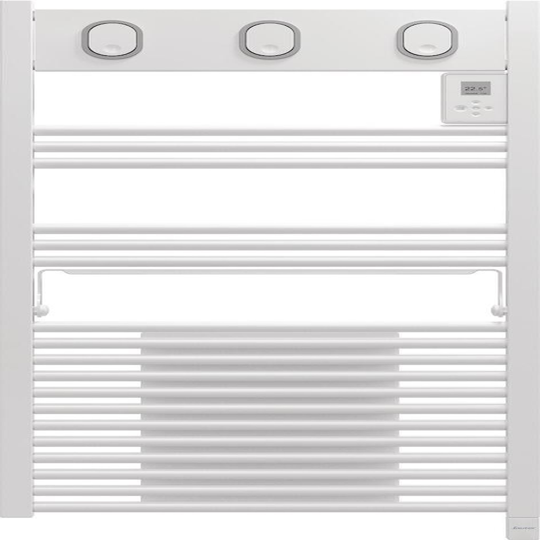 Sauter Sèche-serviettes électrique soufflant – MARAPI TACTILE BLANC - 1500 W + soufflerie 1000 W – Inertie fluide – Programmable – Écran digital