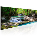 Paris Prix Tableau Imprimé  Nature : Forest Waterfall. Coloris disponibles : Multicolore