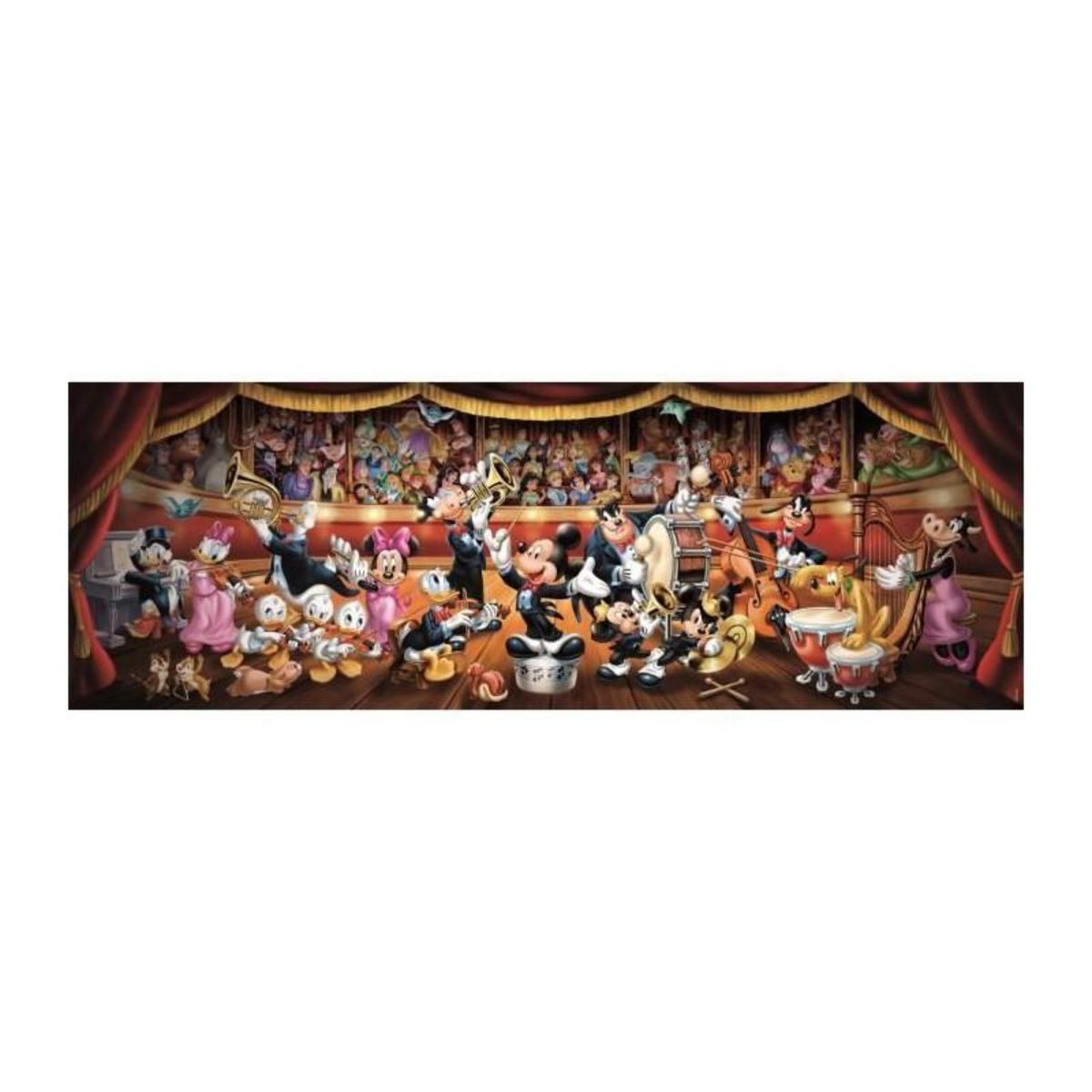 CLEMENTONI CLEMENTONI - Compact 1000 pieces Panorama - Disney Orchestra