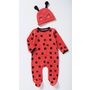 Voir la diapositive 1 : IN EXTENSO Dors bien velours déguisement coccinelle + bonnet bébé fille