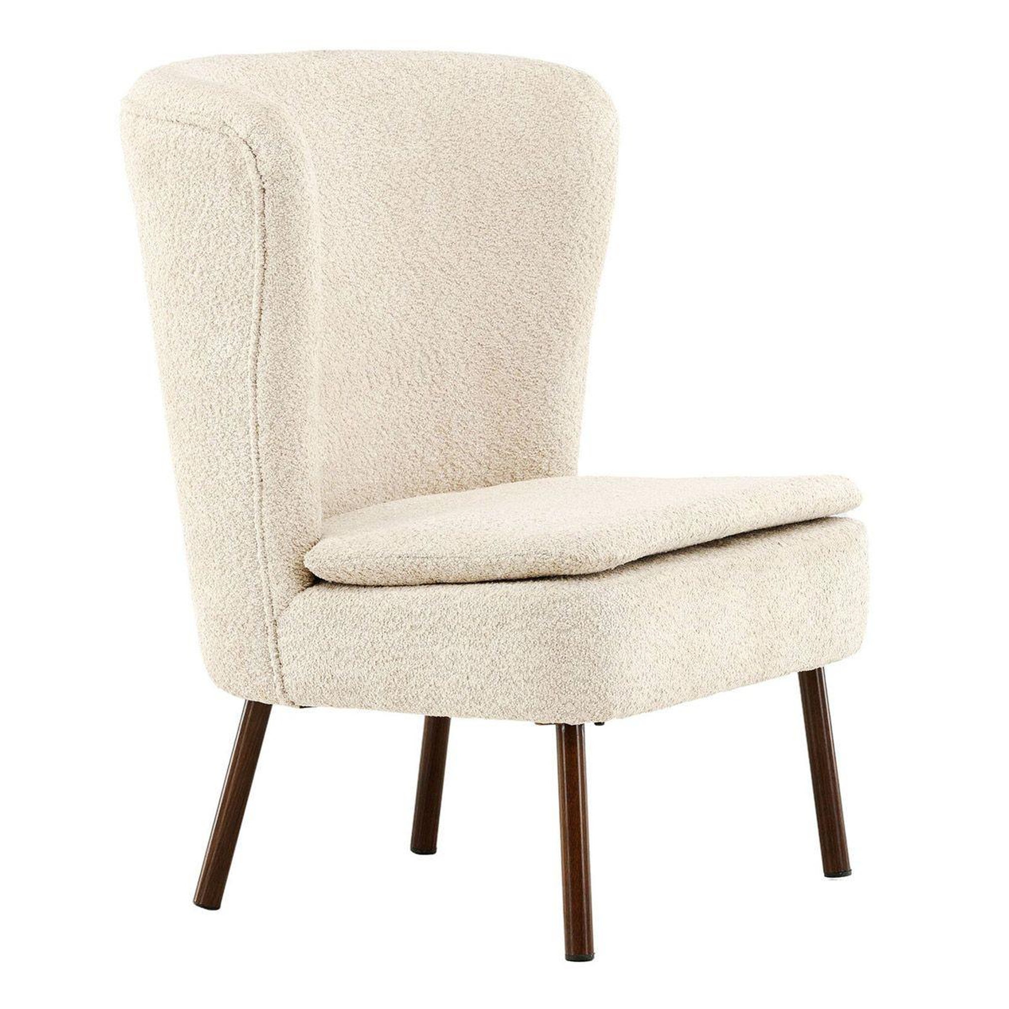 Paris Prix Fauteuil Design Bouclette  Hallso  92cm Beige