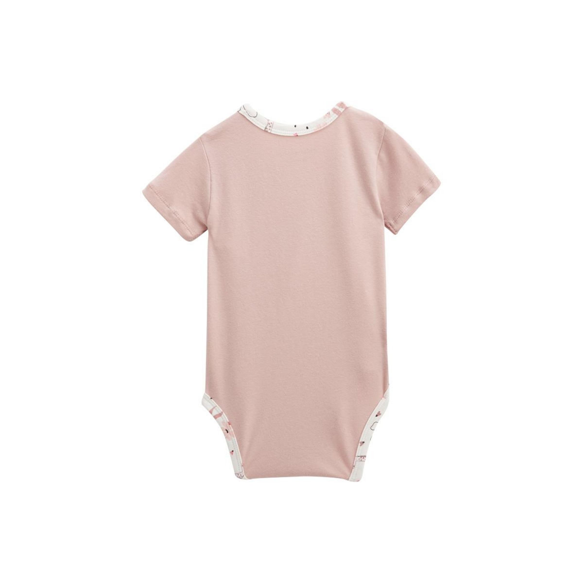 Petit Béguin Lot de 2 bodies bébé manches courtes ouverture croisée Petit Safari