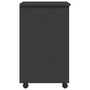 Voir la diapositive 5 : VIDAXL Armoire roulante avec tiroirs MOSS gris bois de pin solide