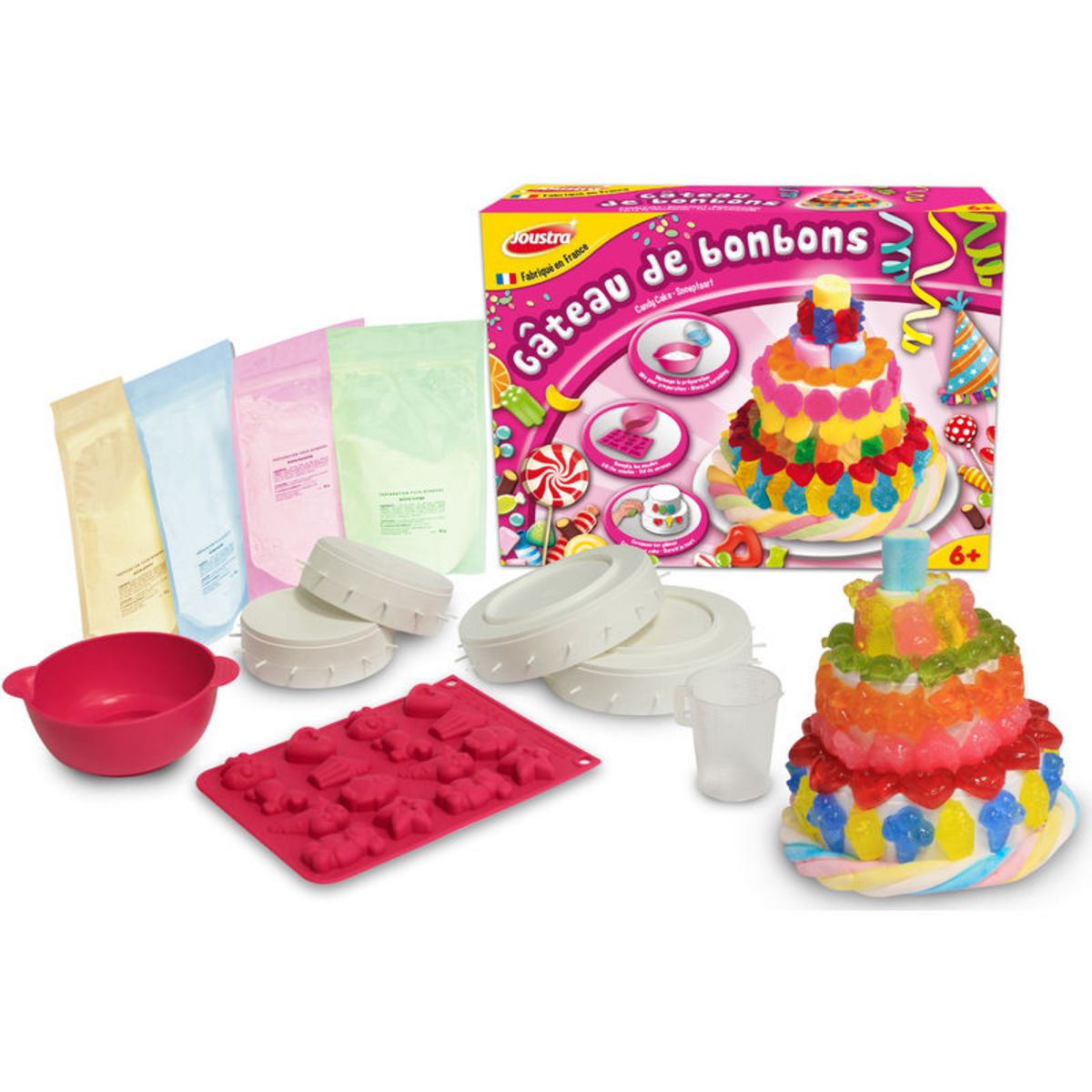 JOUSTRA Coffret Gâteau de bonbons