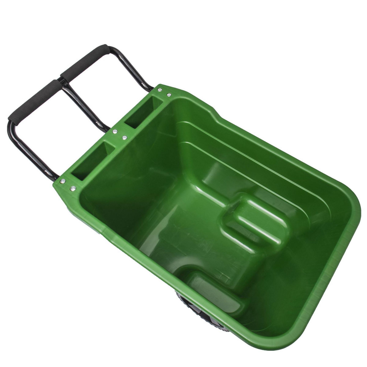 WERKAPRO Chariot de jardin sur roues cuve 90L