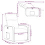 Voir la diapositive 6 : VIDAXL Fauteuil inclinable electrique marron tissu
