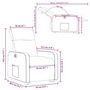 Voir la diapositive 6 : VIDAXL Fauteuil inclinable electrique marron tissu