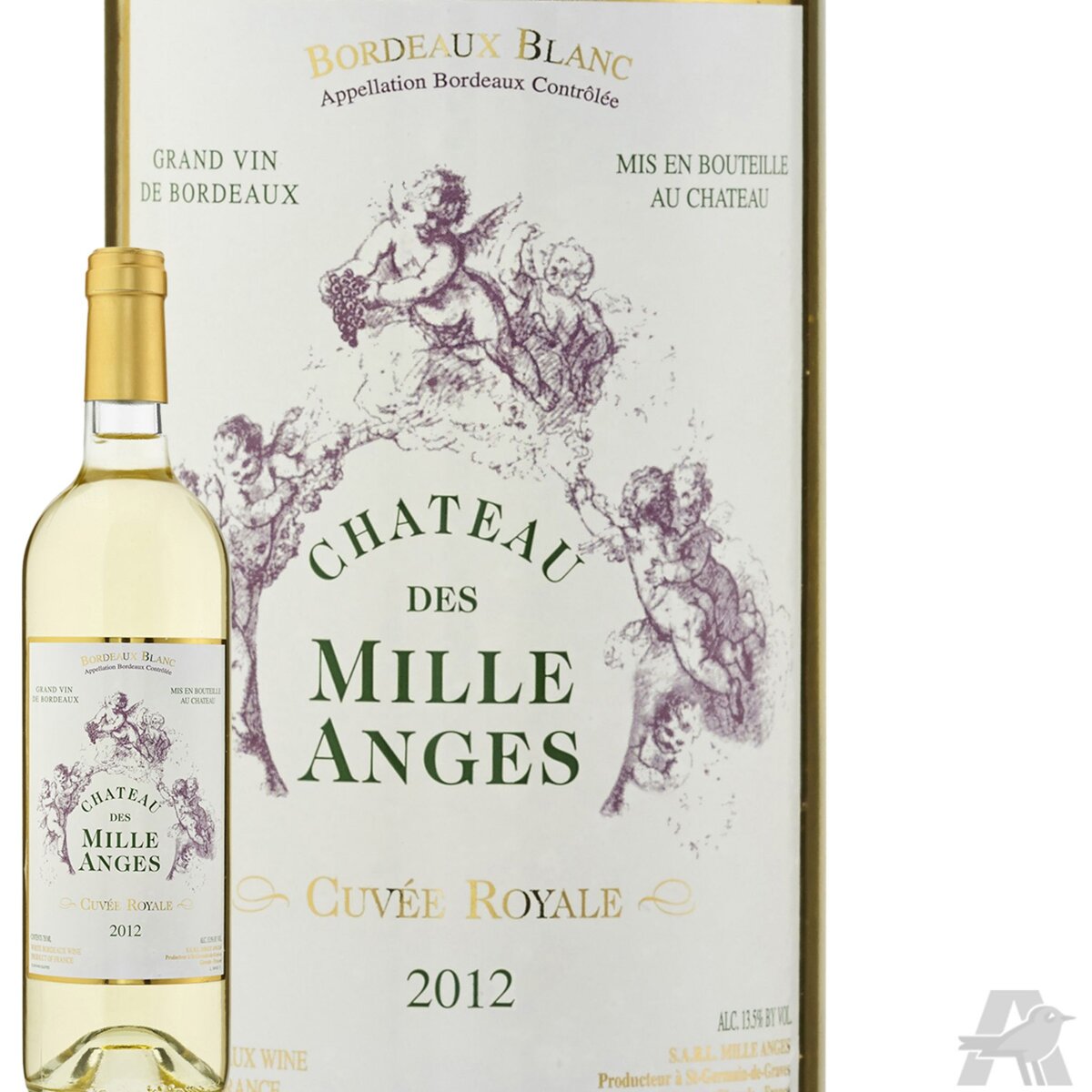 Château des Mille Anges Bordeaux Cuvée Royale Blanc 2012