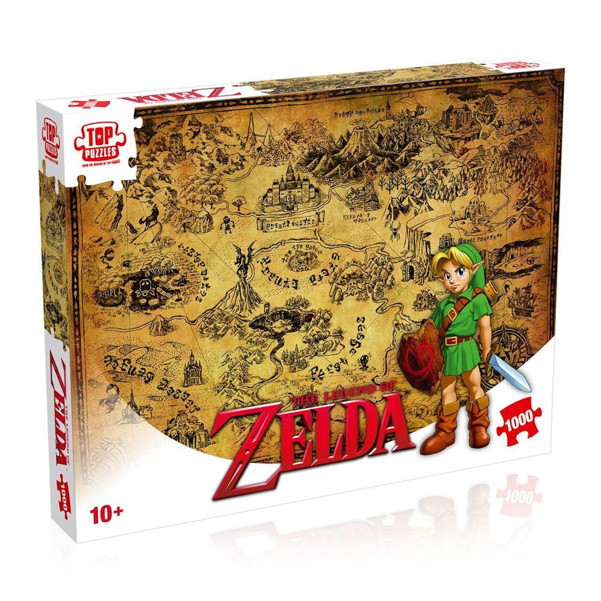 Winning Moves Puzzle adulte 1000 pièces – Thème Zelda Hyrule – Winning Moves