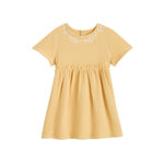 Petit Béguin Robe enfant en gaze de coton Camila. Coloris disponibles : Jaune