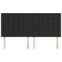 Voir la diapositive 3 : VIDAXL Tetes de lit 4 pcs Noir 100x5x78/88 cm Similicuir