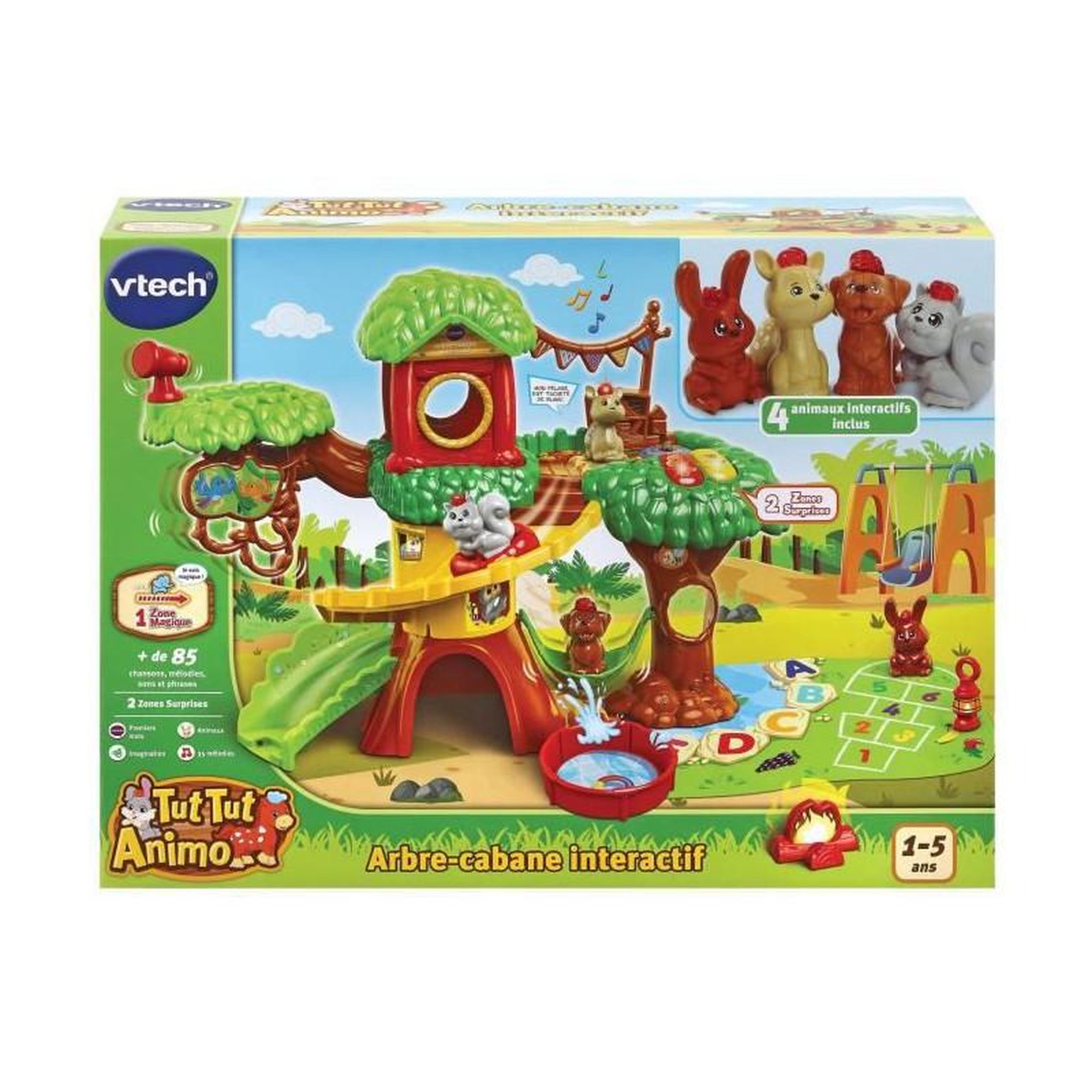 Voir la diapositive 5 : VTECH Jeu d éveil Vtech Tut Tut Animo Arbre cabane interactif