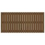 Voir la diapositive 4 : VIDAXL Tete de lit murale Marron miel 127,5x3x60 cm Bois massif de pin