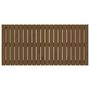 Voir la diapositive 4 : VIDAXL Tete de lit murale Marron miel 127,5x3x60 cm Bois massif de pin