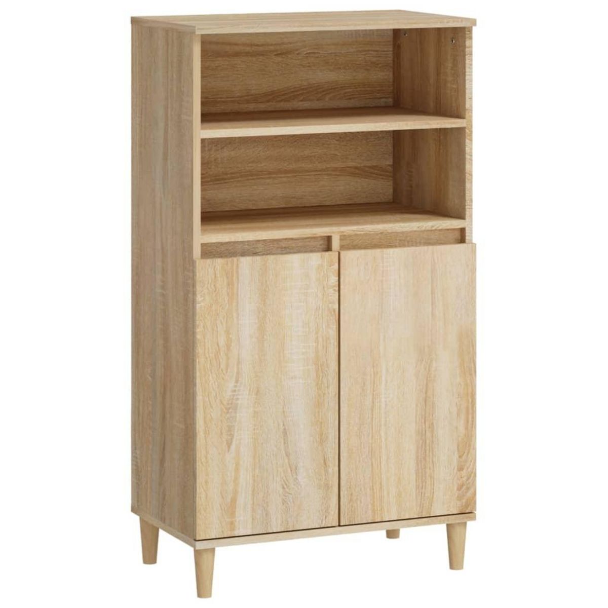 VIDAXL Buffet haut Chene sonoma 60x36x110 cm Bois d'ingenierie