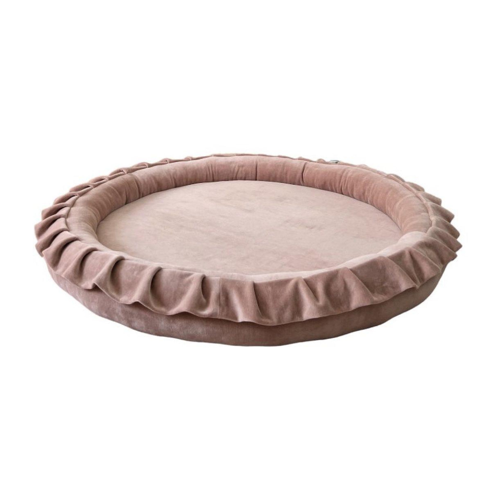 MONIO FOR KIDS Tapis de jeu nid en velours beige