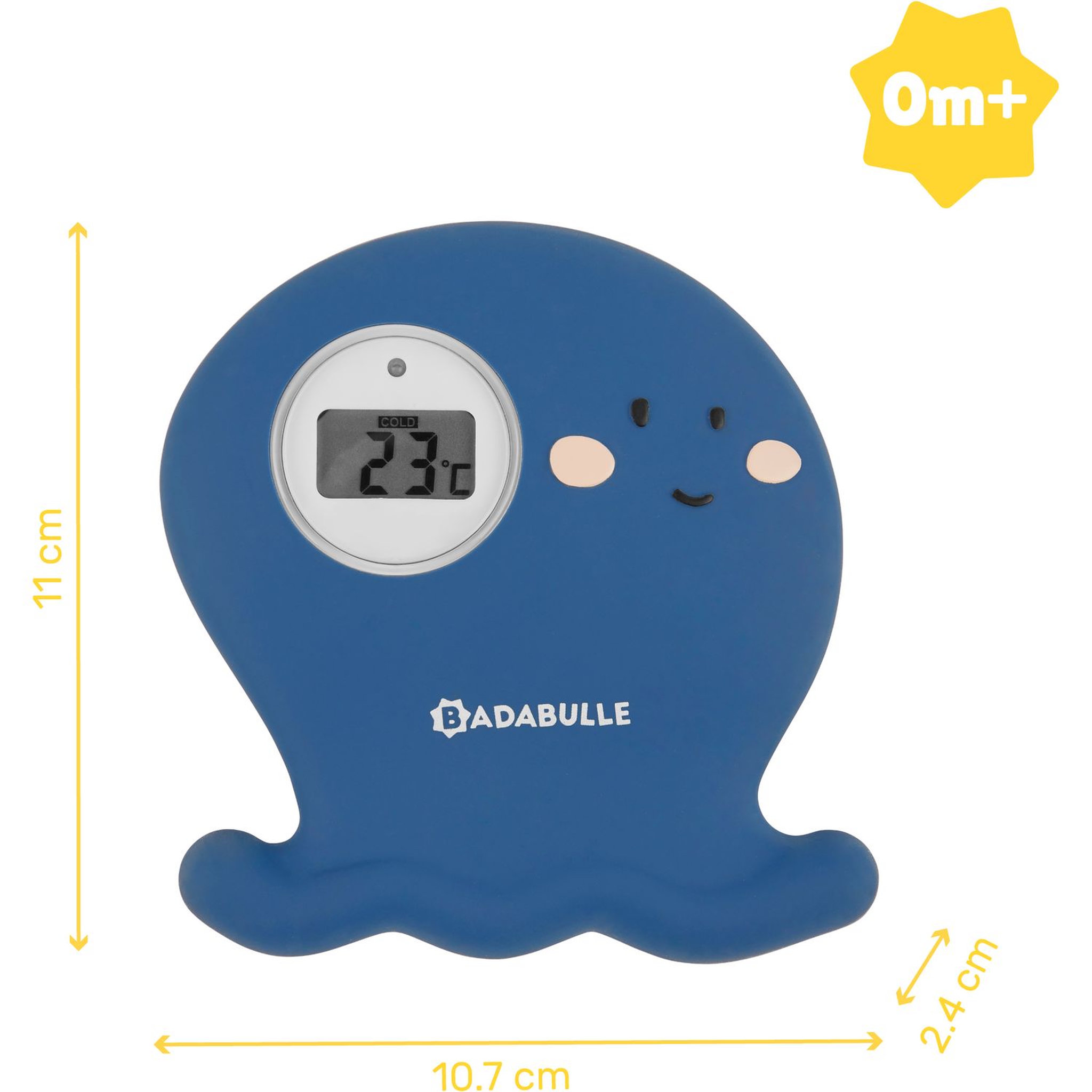 Voir la diapositive 4 : BADABULLE Thermomètre de bain digital