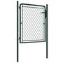 Voir la diapositive 2 : VIDAXL Portillon Acier 100 x 75 cm Vert