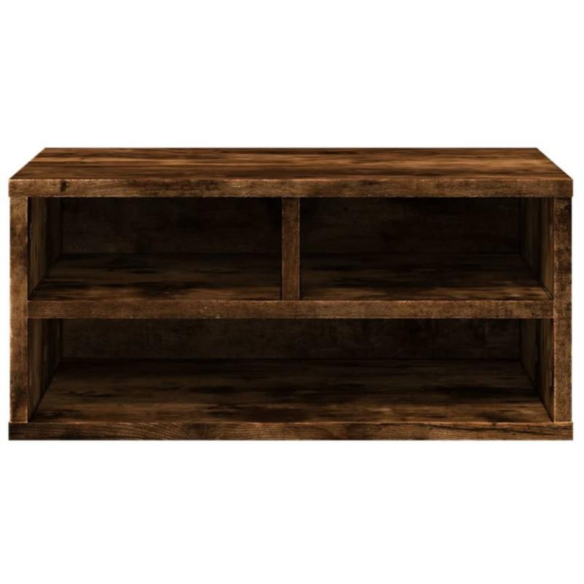 VIDAXL Support d imprimante chêne fumé 49x40x22,5 cm bois d ingénierie