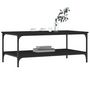 Voir la diapositive 3 : VIDAXL Table basse noir 100x55x40 cm bois d'ingenierie