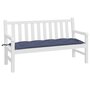 Voir la diapositive 3 : VIDAXL Coussin de banc de jardin bleu marine 150x50x7 cm tissu oxford