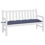 Voir la diapositive 3 : VIDAXL Coussin de banc de jardin bleu marine 150x50x7 cm tissu oxford