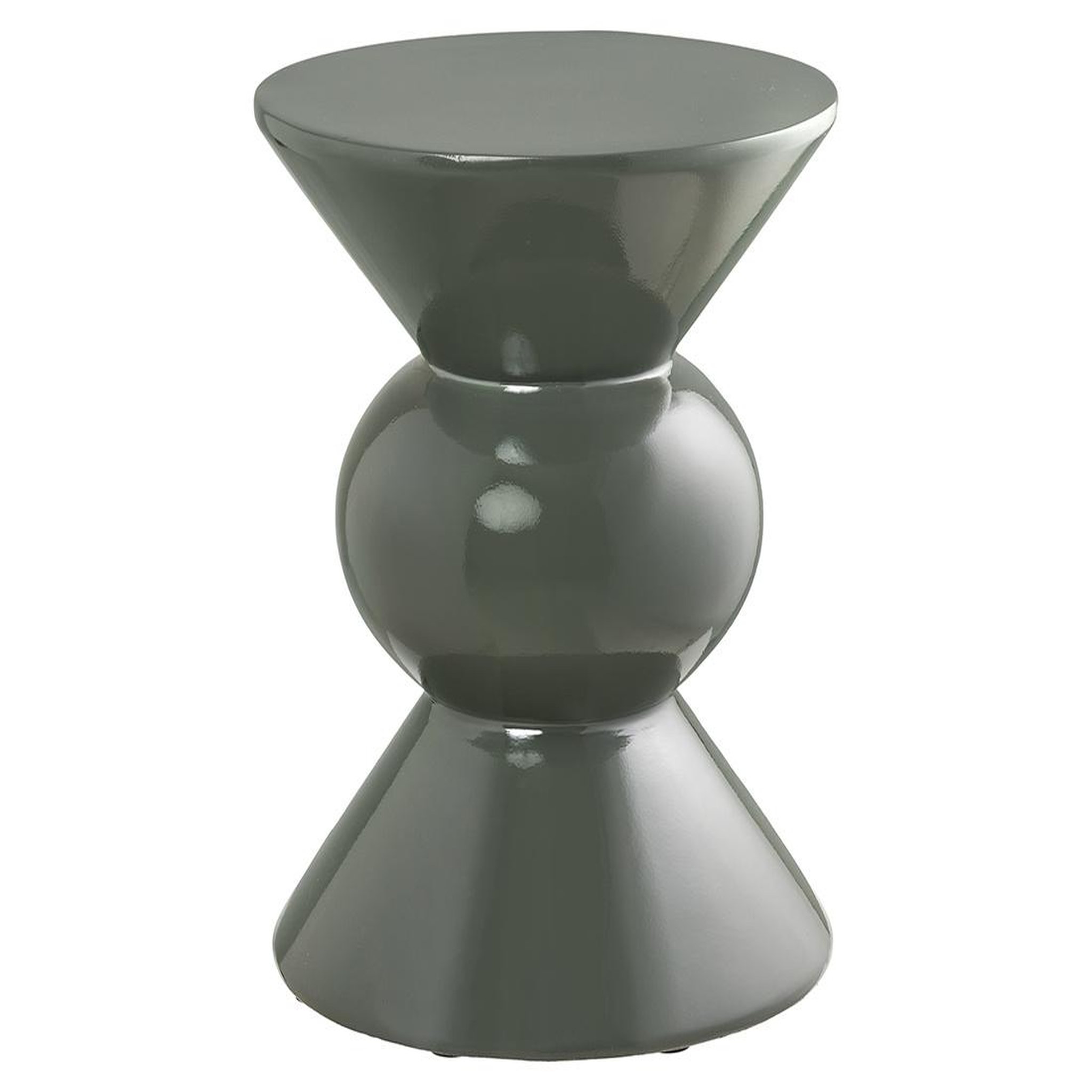 BEST MOBILIER David - bout de canapé cylindrique - 41 cm. Coloris disponibles : Vert