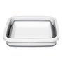 Voir la diapositive 2 : FIVE Bassine Carrée  Rétractable  8L Blanc & Gris
