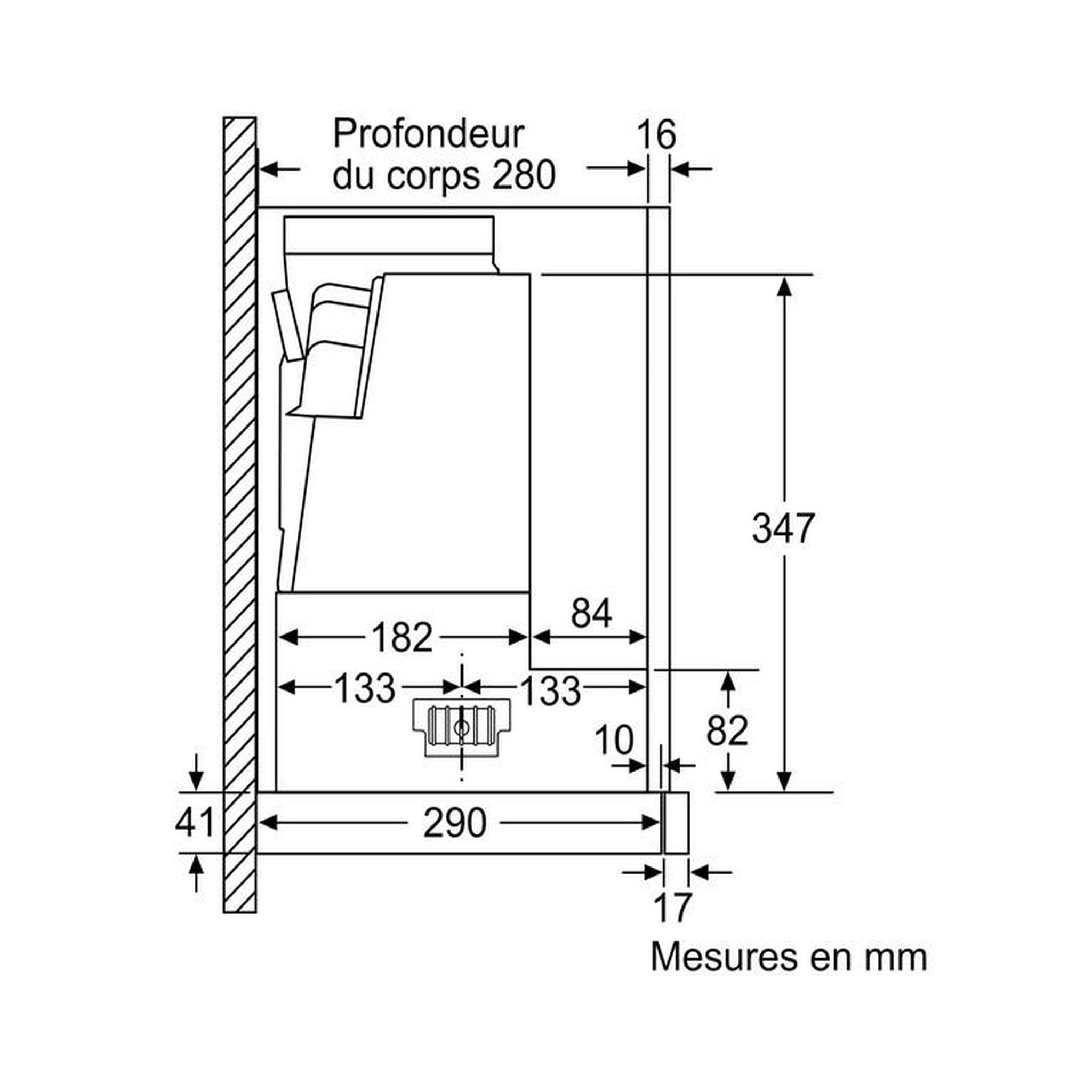 Voir la diapositive 5 : Neff Hotte télescopique 60cm 399m³/h argent métallisé - d46ed52x1