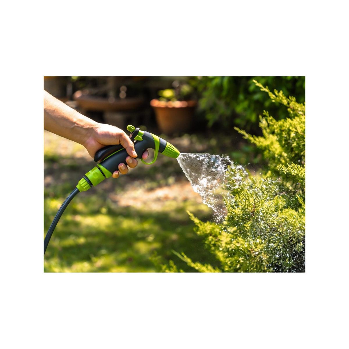 SUAN Pistolet d'arrosage et de nettoyage - Suan - Jets ajustables - Dimensions : 19,5 x 12,4 x 3,8 cm