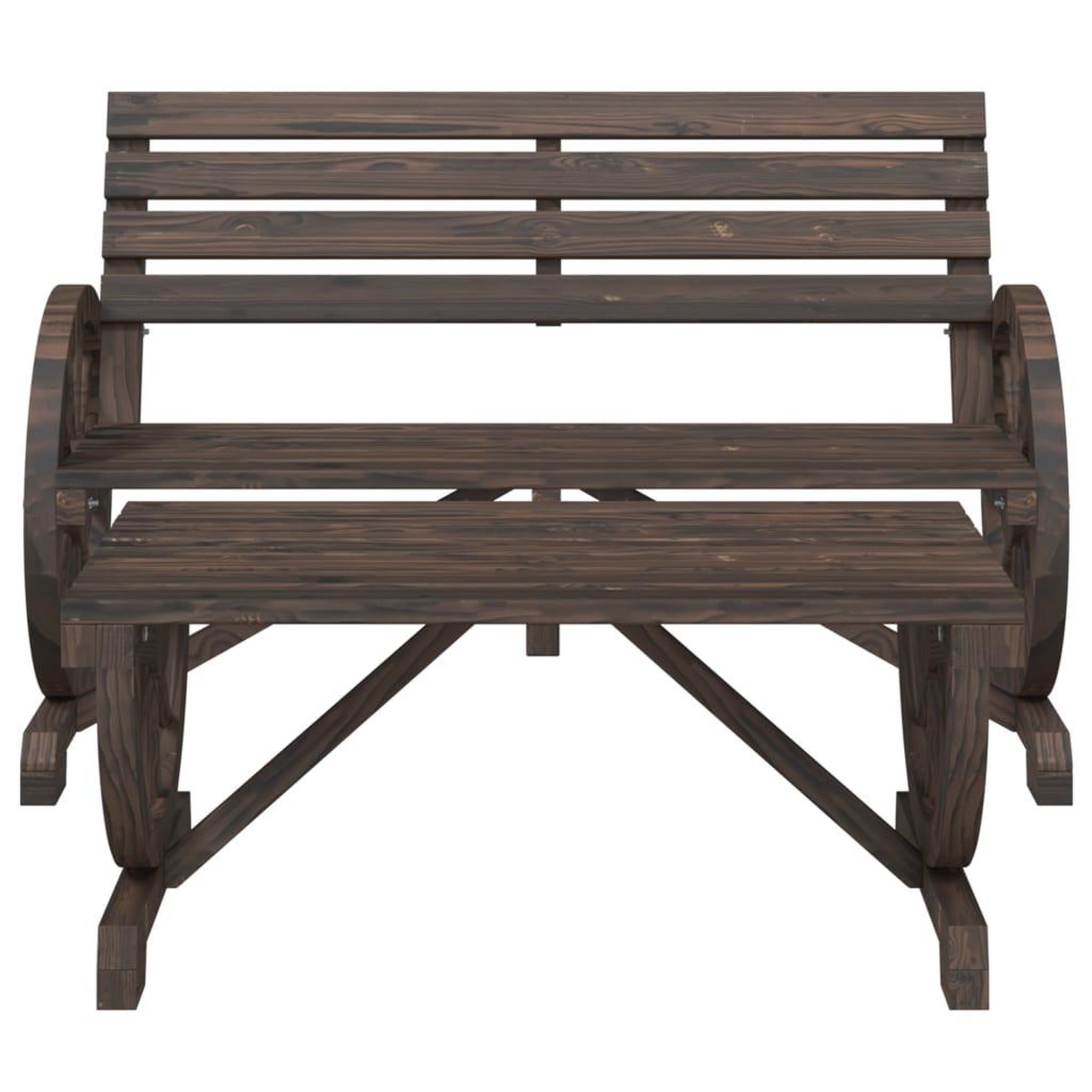 Voir la diapositive 5 : VIDAXL Salon de jardin 4 pcs bois de sapin massif