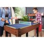 Voir la diapositive 3 : PLAY4FUN Table Multi Jeux 20 en 1 sur Pied, Multifonction avec Plateaux Modulables et Accessoires pour 20 jeux différents, 122x61x84 cm