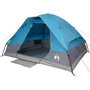 Voir la diapositive 5 : VIDAXL Tente de camping a dome 4 personnes bleu impermeable