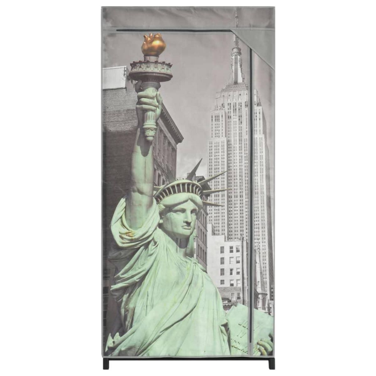 VIDAXL Garde-robe New York 75x45x160 cm Tissu