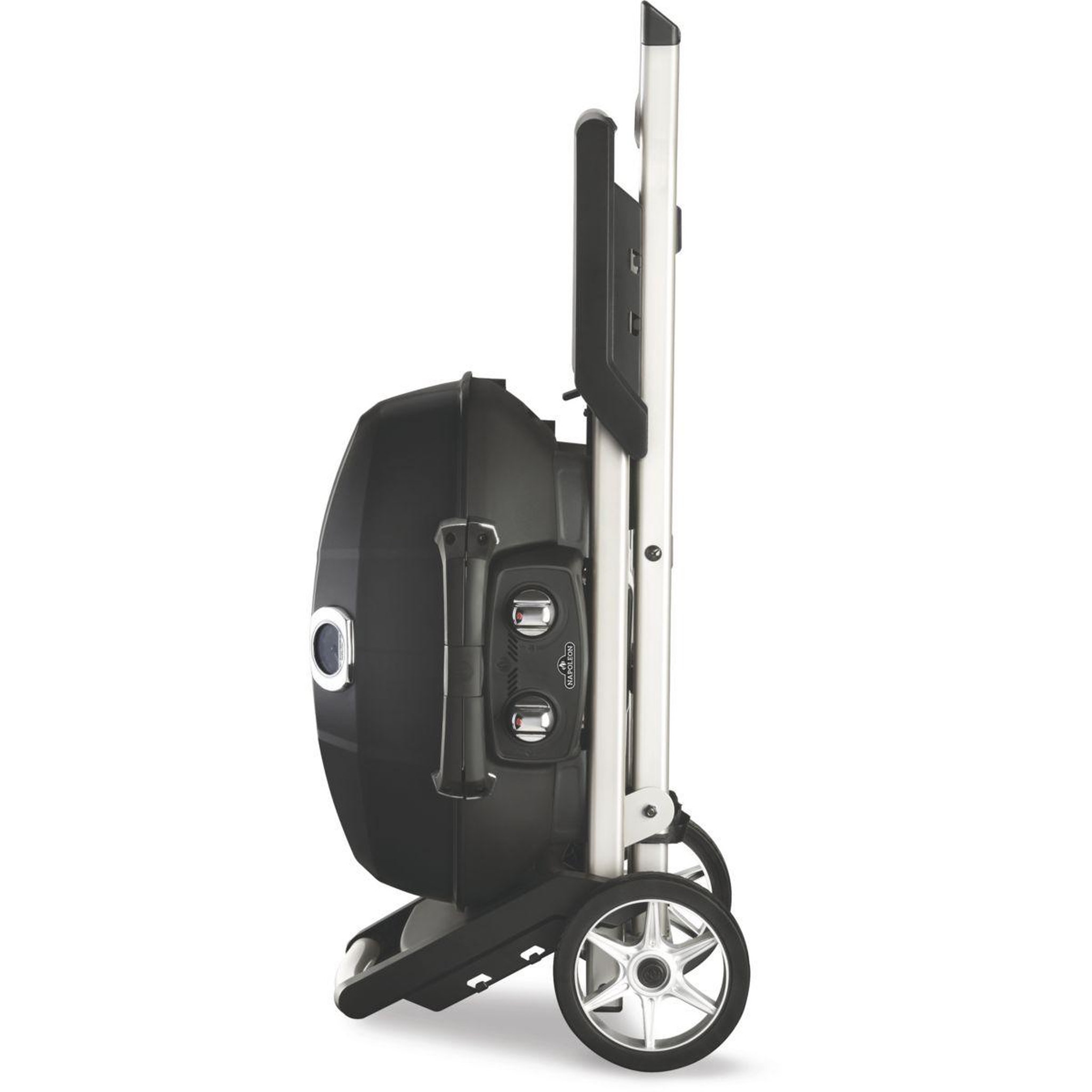 Voir la diapositive 4 : NAPOLEON Barbecue gaz Travel Q Pro noir 2brûleurs sur chariot pliant, 54x37 cm