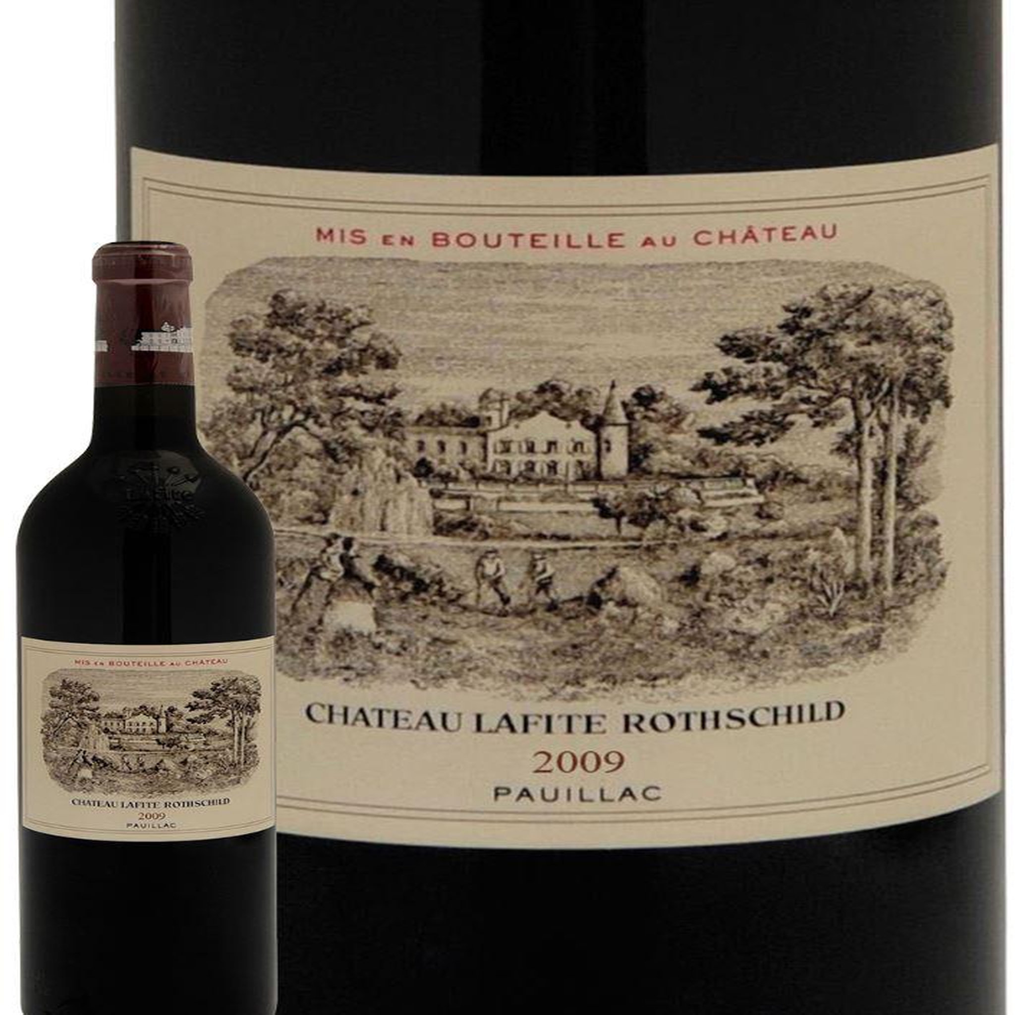 Vin rouge AOP Pauillac Château Lafite Rothschild 2009 75cl