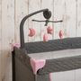 Voir la diapositive 3 : BEBELISSIMO BEBELISSIMO - Lit parapluie bébé - berceau bébé - dès la naissance - Nuit - lit pliant - 2 niveaux - rose