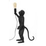 Voir la diapositive 2 : Paris Prix Lampe à Poser en Résine  Singe  55cm Noir