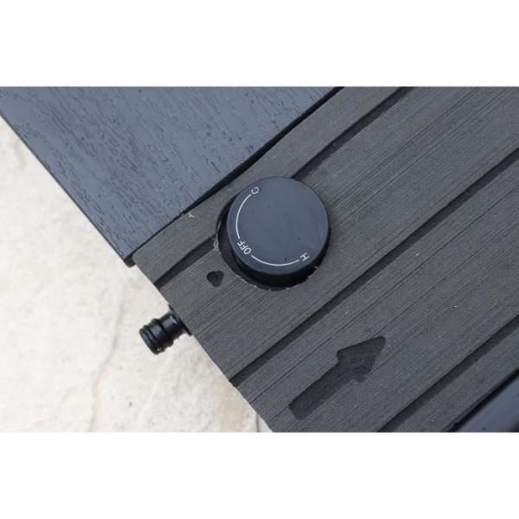 Voir la diapositive 6 : Ubbink Support de douche solaire UBBINK - Réserve d'eau 20 litres - Anthracite