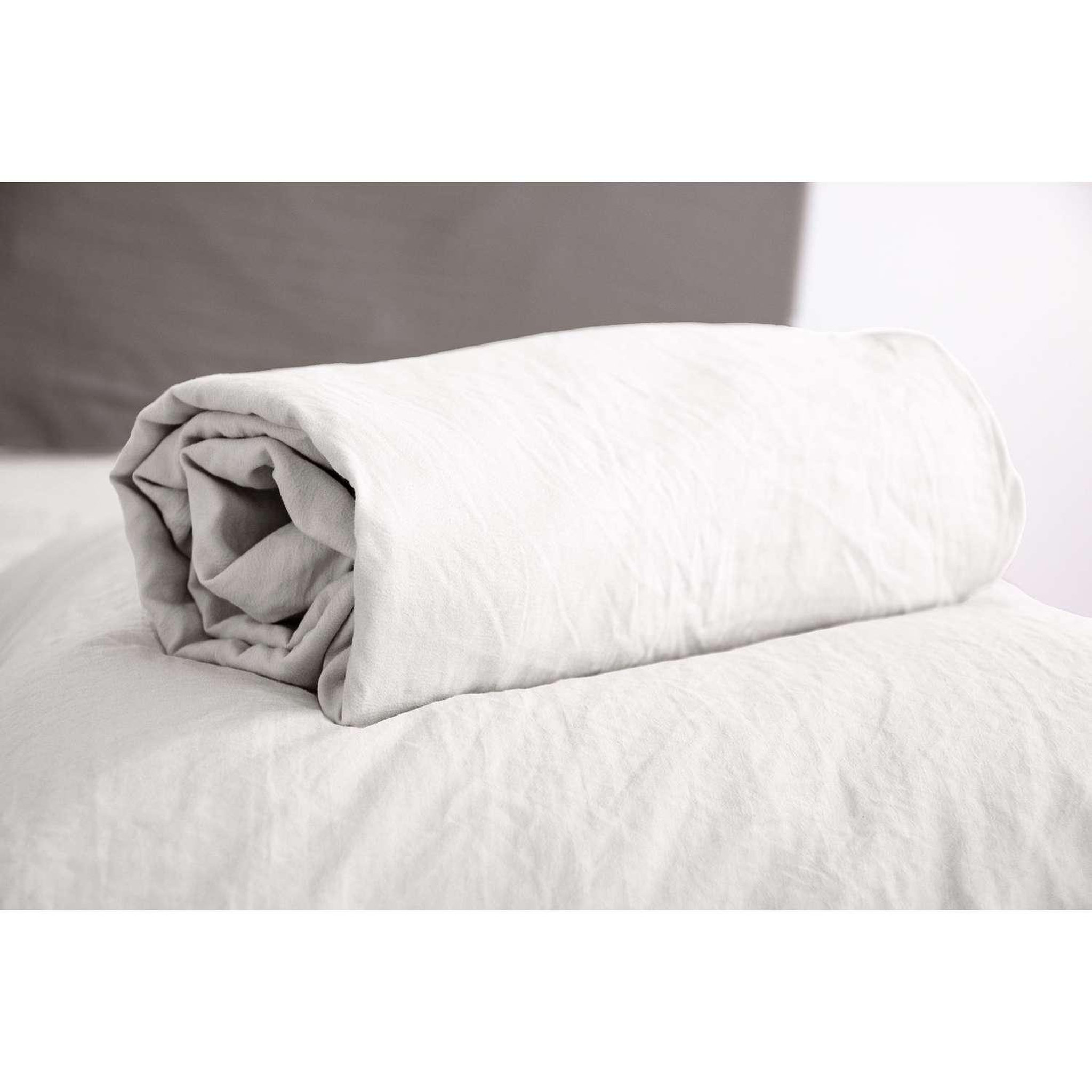 Voir la diapositive 2 : COTE DECO Drap housse - 100% microfibre lavée